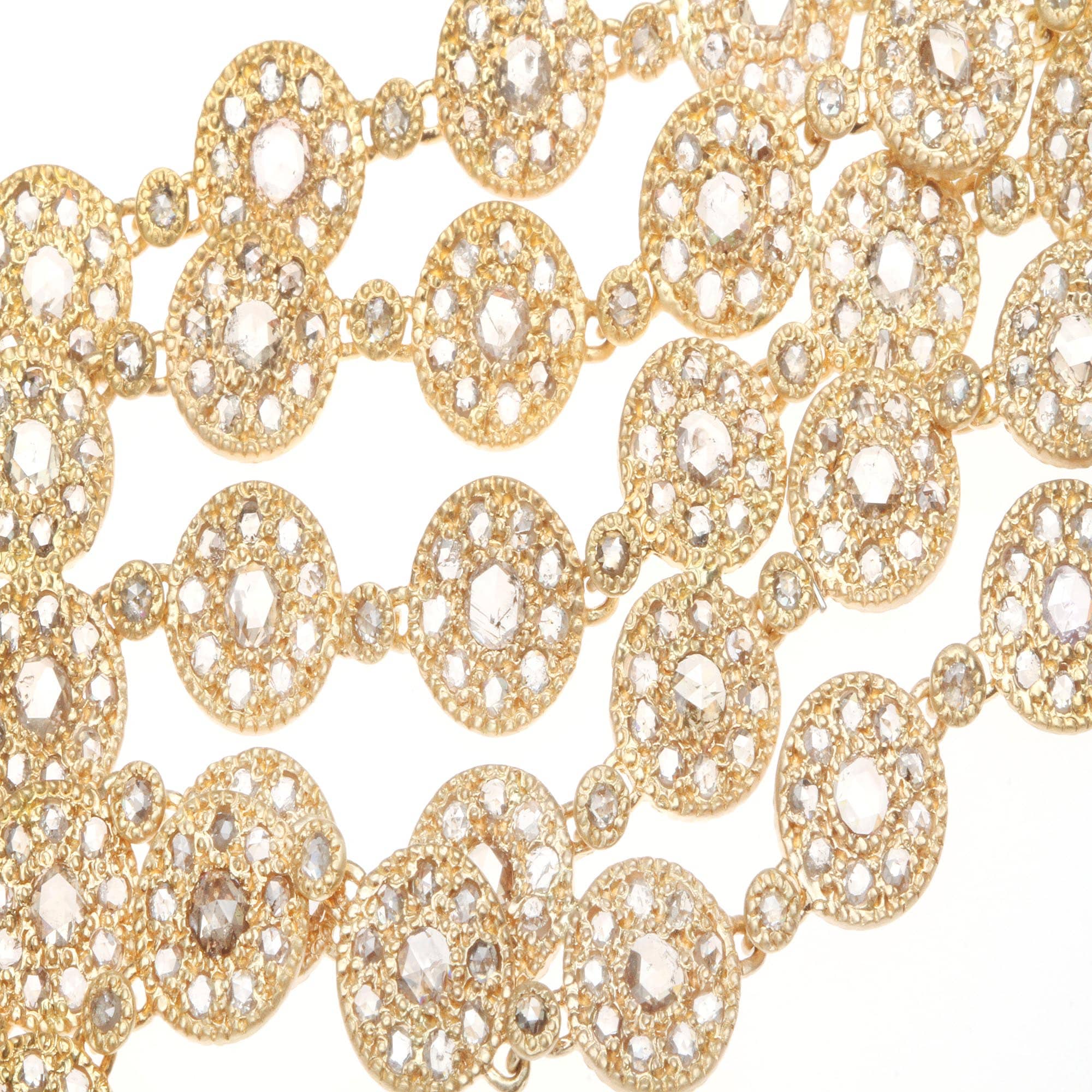 Five Opera Link Bracelet with Rose-Cut Diamonds - Coomi