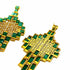 Luminosity 20K Yellow Gold Emerald Mosaic Earrings - Coomi