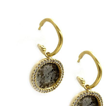 Load image into Gallery viewer, Ancient Coin Hoop Earrings - Coomi
