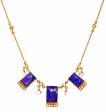 Load image into Gallery viewer, Affinity 20K Tanzanite Necklace with Diamonds - Coomi
