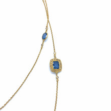 Load image into Gallery viewer, Affinity 20K Aquamarine and Diamond Necklace - Coomi
