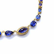 Load image into Gallery viewer, Tanzanite and Diamond Necklace - Coomi
