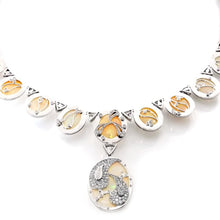 Load image into Gallery viewer, Trinity 18K Necklace with Ethiopian Opals and Diamonds - Coomi
