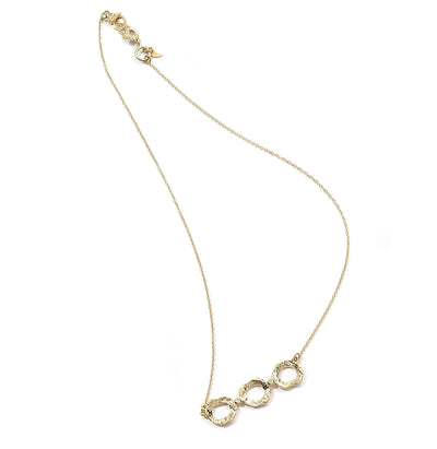 Triple Open Flower Necklace