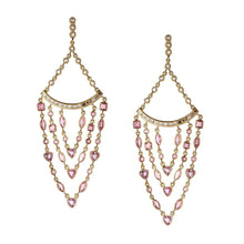 Load image into Gallery viewer, 20K Affinity Pink Sapphires and Diamonds Earrings - Coomi
