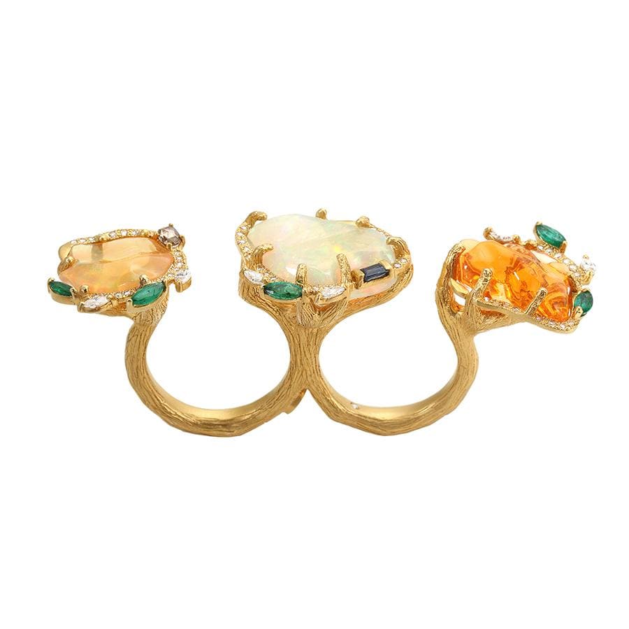 Affinity 20K 3 Free Form Opal Ring - Coomi