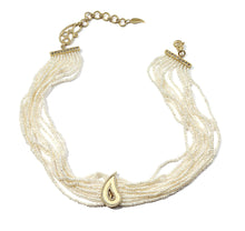 Load image into Gallery viewer, Affinity Paisley Choker Pearl Necklace - Coomi
