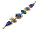 Affinity 20 Karat Bracelet with Carved Labradorite and Opals - Coomi