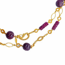 Load image into Gallery viewer, Affinity 20K Carved Ruby Necklace - Coomi
