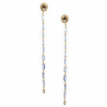 Load image into Gallery viewer, 20K Affinity &quot;Waterfall&quot; Blue Sapphire Earrings - Coomi
