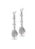 Trinity Paraiba Earrings Set In 18K White Gold - Coomi
