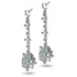 Trinity Paraiba Earrings Set In 18K White Gold - Coomi