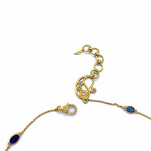 Load image into Gallery viewer, Affinity 20K Blue Sapphire Drops Necklace - Coomi
