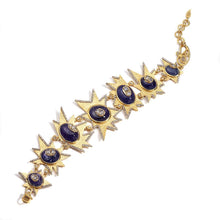 Load image into Gallery viewer, Sagrada Crescent Bracelet with Tanzanite and Diamonds - Coomi
