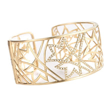 Load image into Gallery viewer, 20K Sagrada Labyrinth Diamond Cuff Bracelet - Coomi

