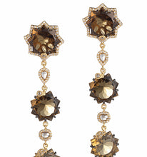 Load image into Gallery viewer, Sagrada Kaleidoscope Earrings with Cognac Quartz and Diamonds - Coomi

