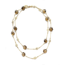 Load image into Gallery viewer, Sagrada Kaleidoscope Necklace in 20K with Cognac Quartz and Diamonds - Coomi
