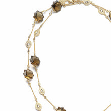 Load image into Gallery viewer, Sagrada Kaleidoscope Necklace in 20K with Cognac Quartz and Diamonds - Coomi
