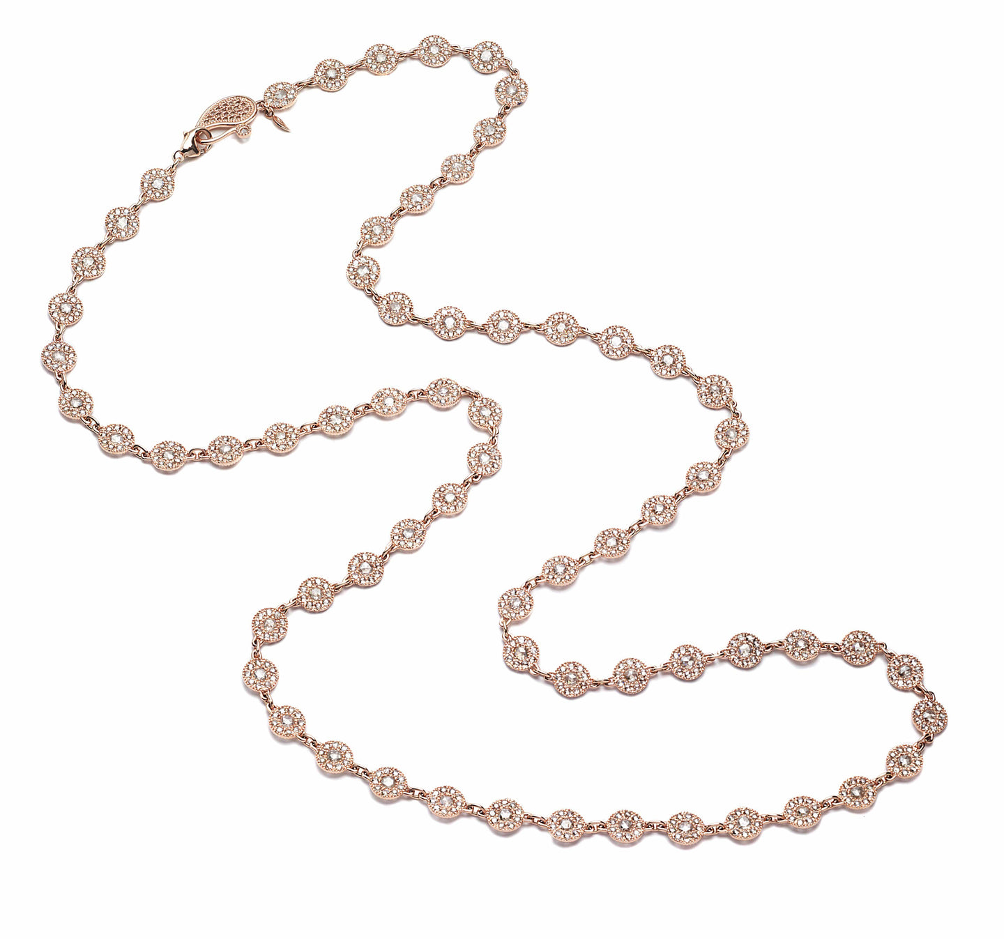Eternity Opera 20K Rose Gold Necklace - Coomi