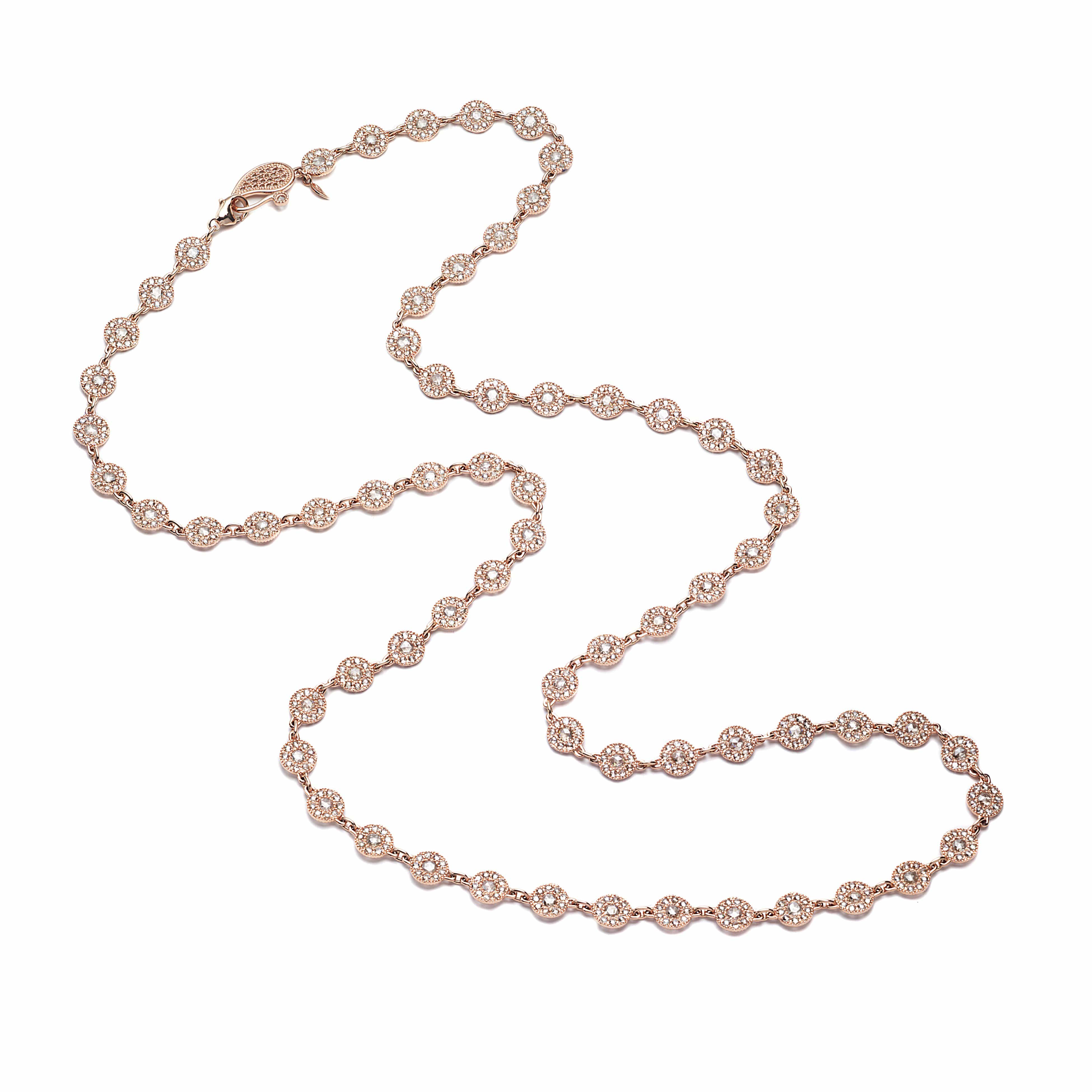 Eternity 18K Rose Gold “Opera” Necklace - Coomi