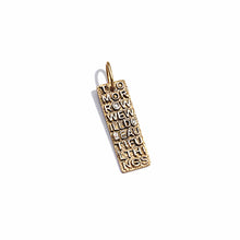 Load image into Gallery viewer, 20K &quot;Tomorrow We Will Do Beautiful Things&quot; Pendant - Coomi
