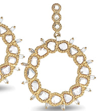 Load image into Gallery viewer, 20K Luminosity Diamond Front Hoop Earrings - Coomi
