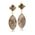 20K Affinity Carved Smokey Topaz Earrings - Coomi