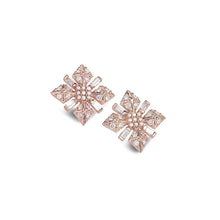 Load image into Gallery viewer, 18K Rose Gold Sagrada Glory Stud Earrings - Coomi
