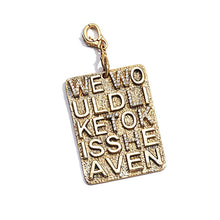 Load image into Gallery viewer, 20K &quot;We Would Like to Kiss Heaven&quot; Diamond Pendant - Coomi

