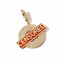 Load image into Gallery viewer, 20K &quot;Censored&quot; Diamond Pendant - Coomi
