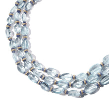 Load image into Gallery viewer, Affinity Aquamarine and Blue Sapphire Necklace - Coomi
