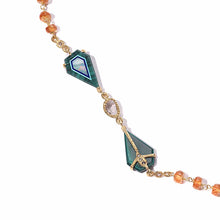Load image into Gallery viewer, Affinity 20K Gemstone Inlay Chain Necklace - Coomi
