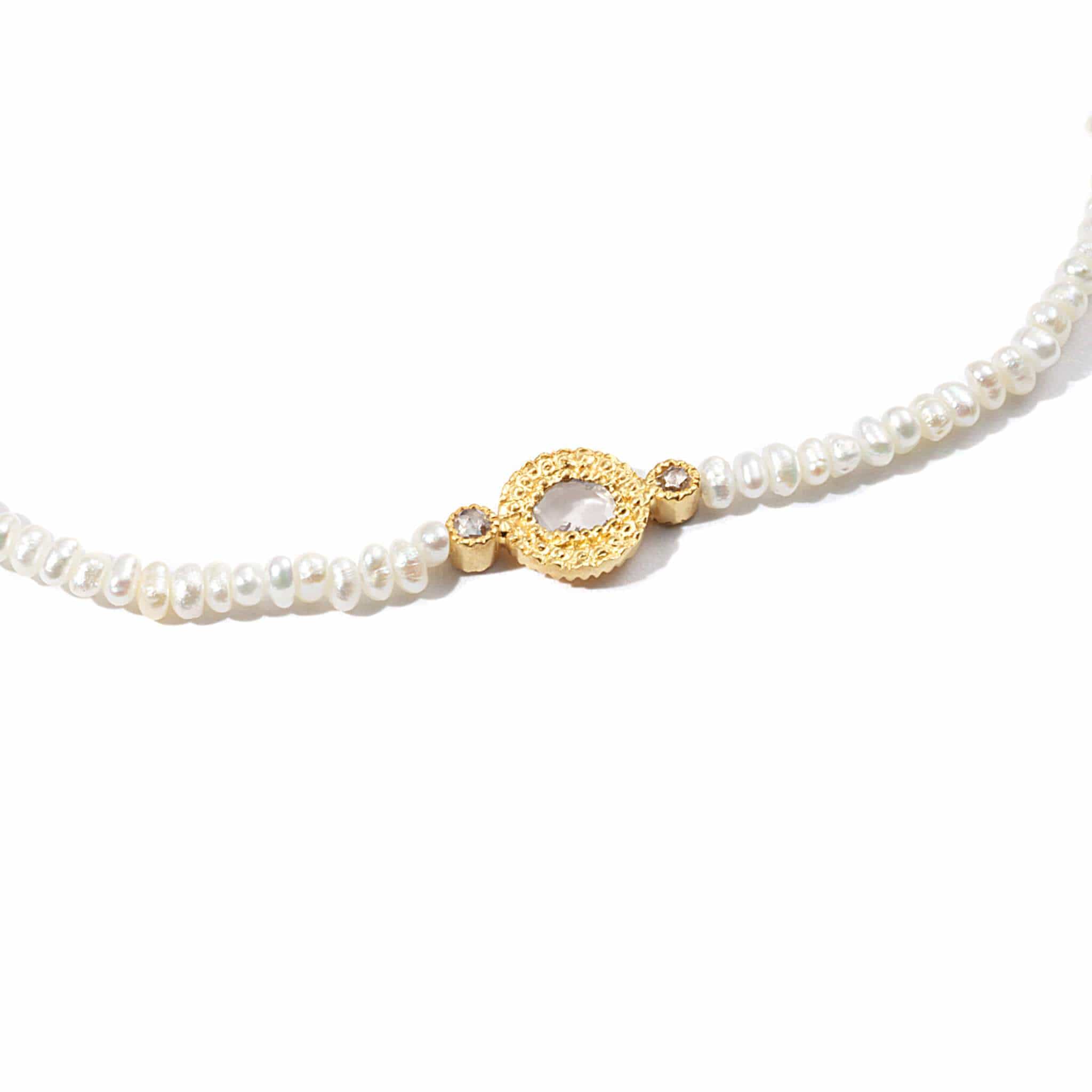20K Pearl and Diamond Opera Bracelet - Coomi