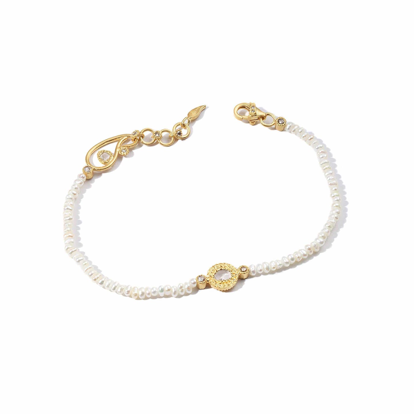 20K Pearl and Diamond Opera Bracelet - Coomi
