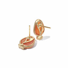 Load image into Gallery viewer, 20K Affinity Carnelian and Diamond Stud Earrings - Coomi

