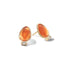 20K Affinity Carnelian and Diamond Stud Earrings - Coomi
