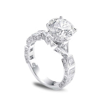Load image into Gallery viewer, 18K Daniela Diamond Engagement Ring - Coomi
