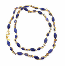 Load image into Gallery viewer, Affinity 20K Carved Iolite Necklace - Coomi
