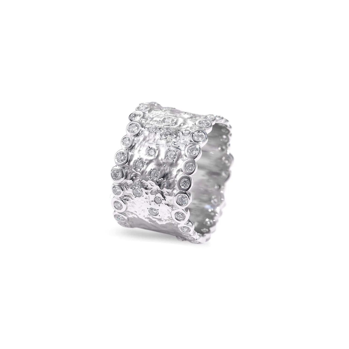 18K Serenity Diamond Sand Ring - Coomi