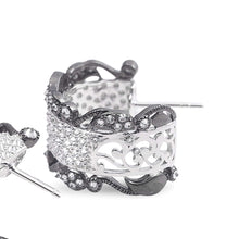 Load image into Gallery viewer, 18K Vitality Diamond Hoop Earrings - Coomi

