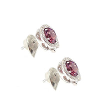 Load image into Gallery viewer, Trinity Modern Stud Earrings Set In 18K White Gold - Coomi
