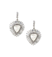 Load image into Gallery viewer, Trinity White Gold Diamond Drop Earrings - Coomi
