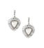 Trinity White Gold Diamond Drop Earrings - Coomi