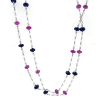 Load image into Gallery viewer, Trinity 18K Mixed Color Stones Necklace - Coomi
