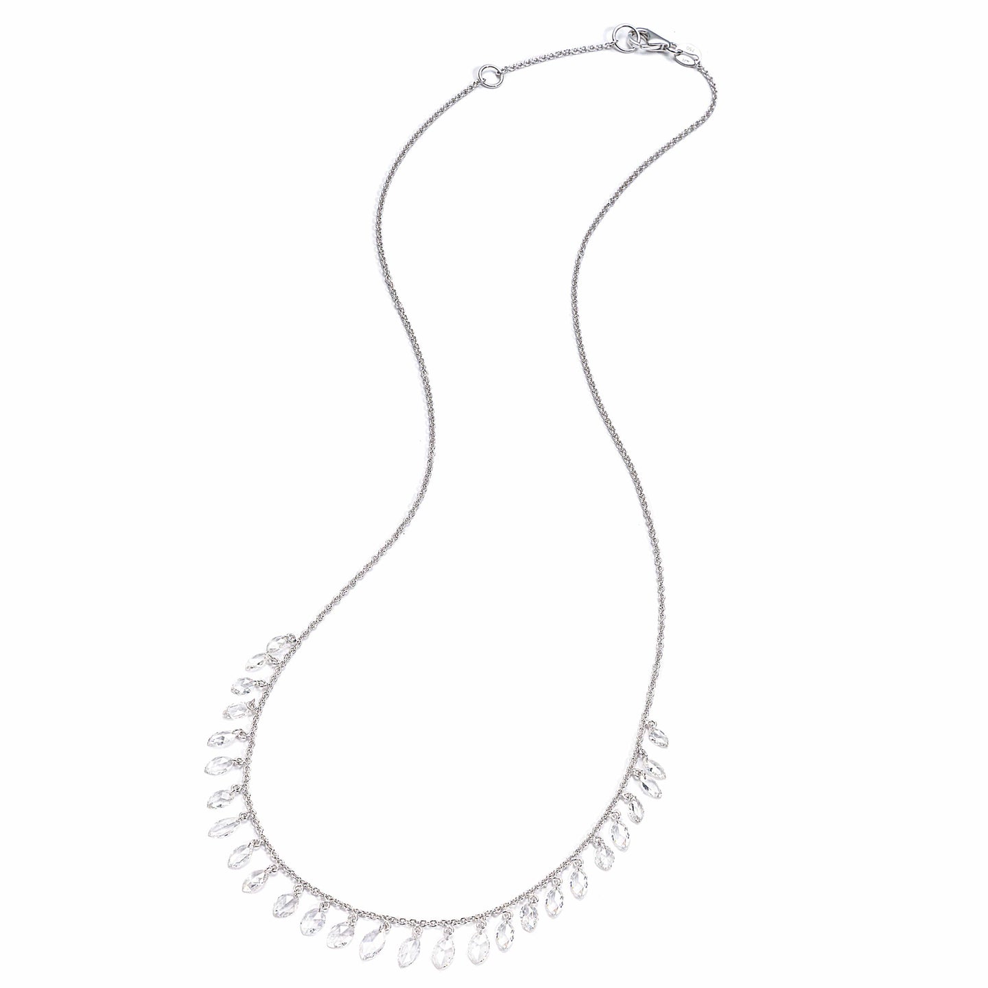 Trinity 18K Marquee Diamond Necklace - Coomi