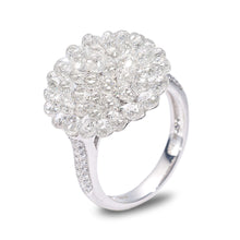 Load image into Gallery viewer, 18K Trinity Briolette Diamond Cluster Ring - Coomi
