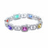 Trinity Multi-Color Stone and Diamond Bracelet - Coomi