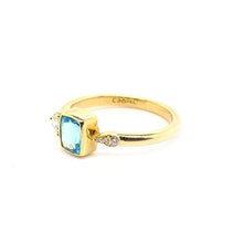 Load image into Gallery viewer, Apatite Diamond Ring - Coomi
