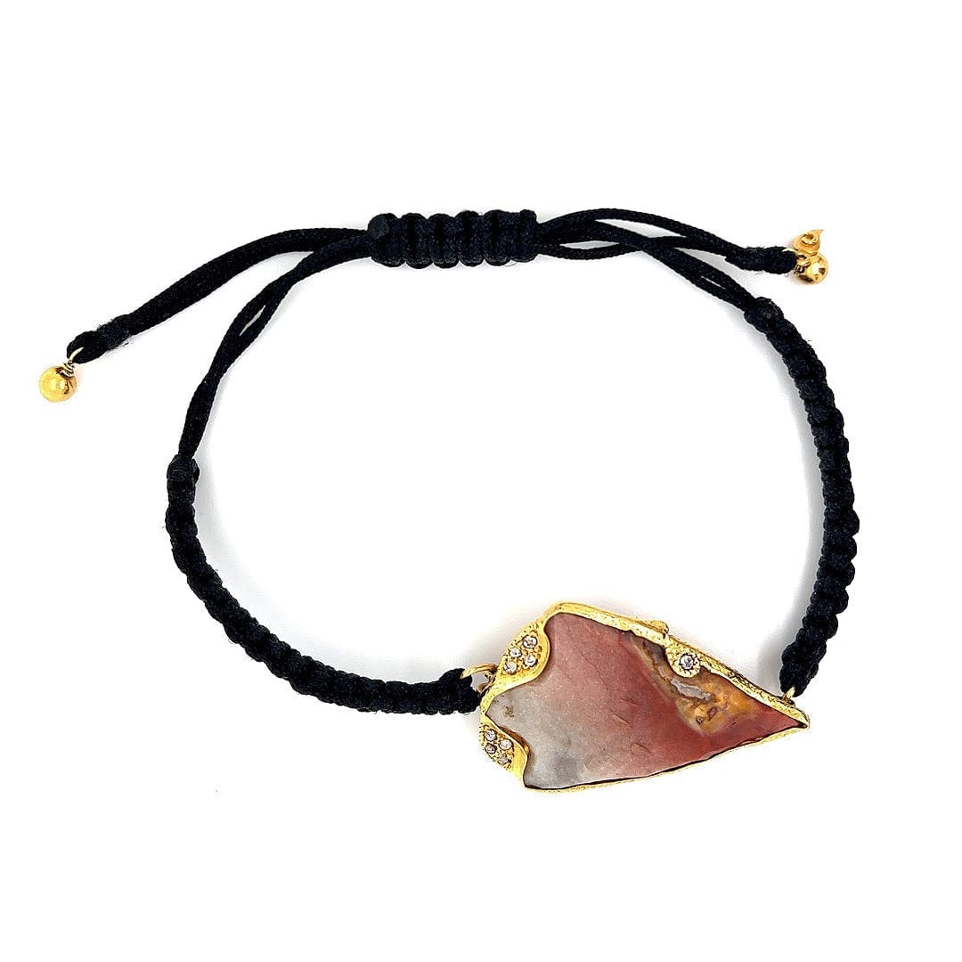 20K Antiquity Arrowhead Cord Bracelet