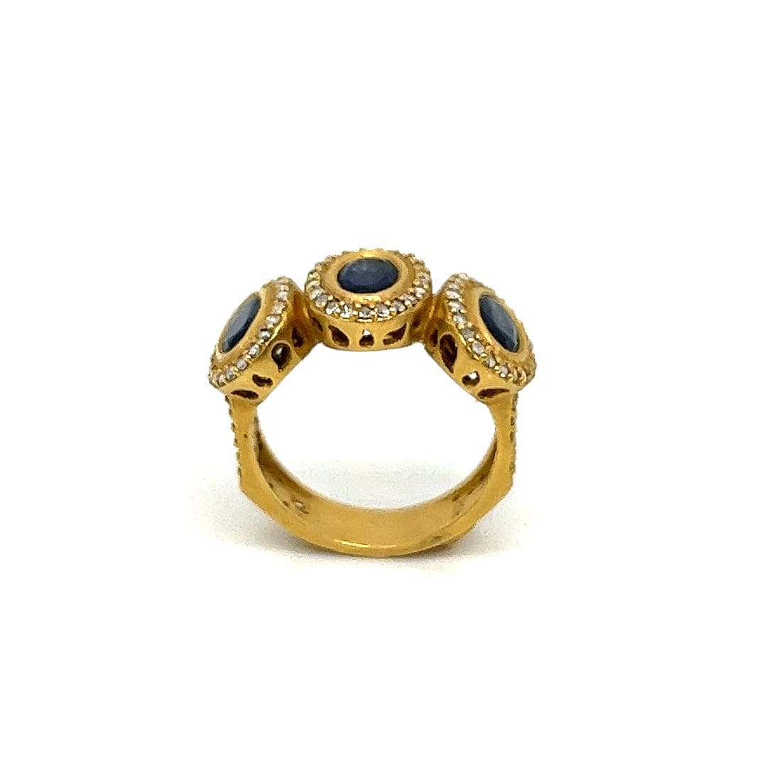 Affinity 20K with Sapphire Ring - Coomi